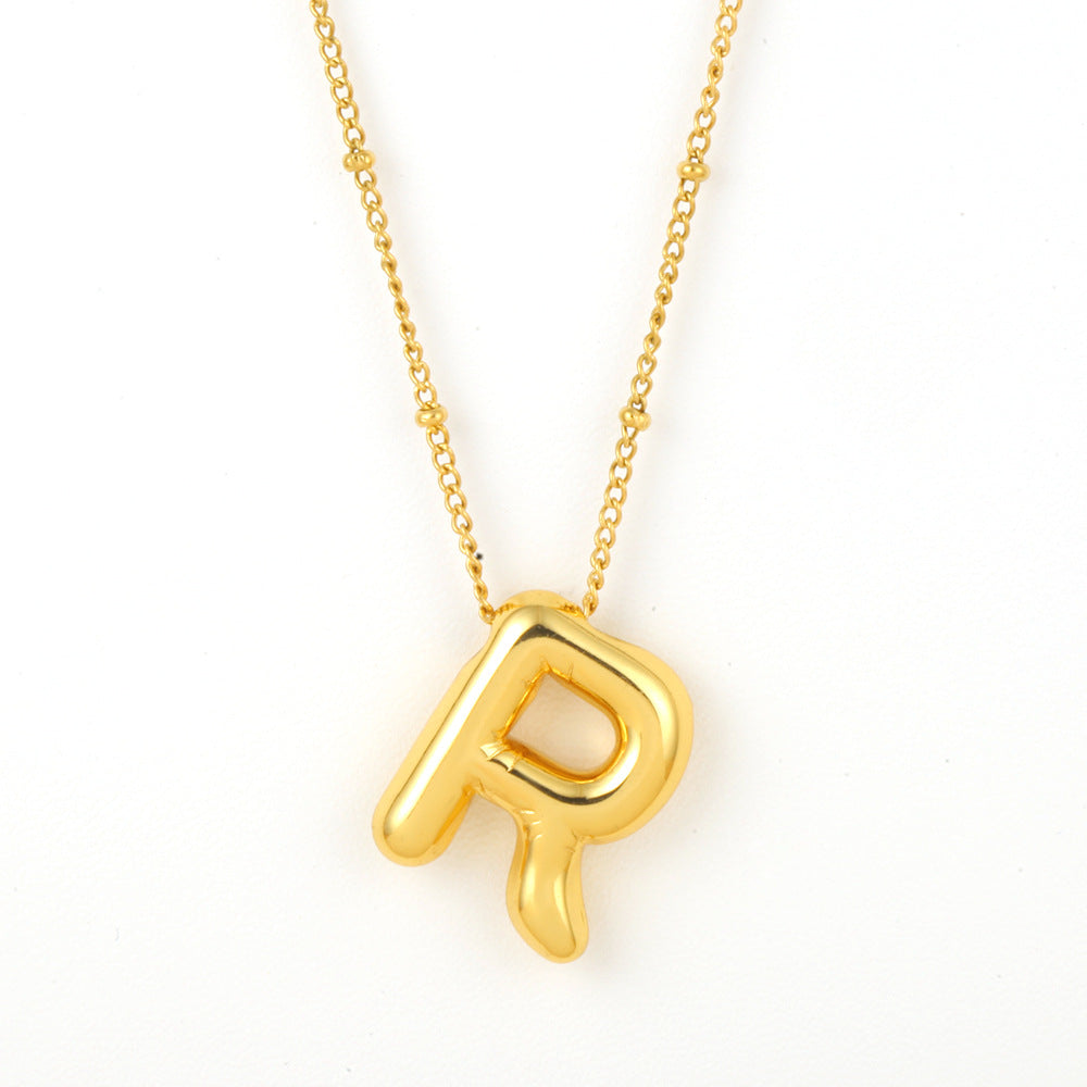 Bubble Alphabet Necklace