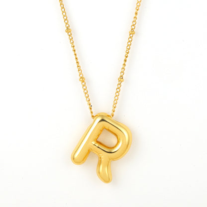 Bubble Alphabet Necklace