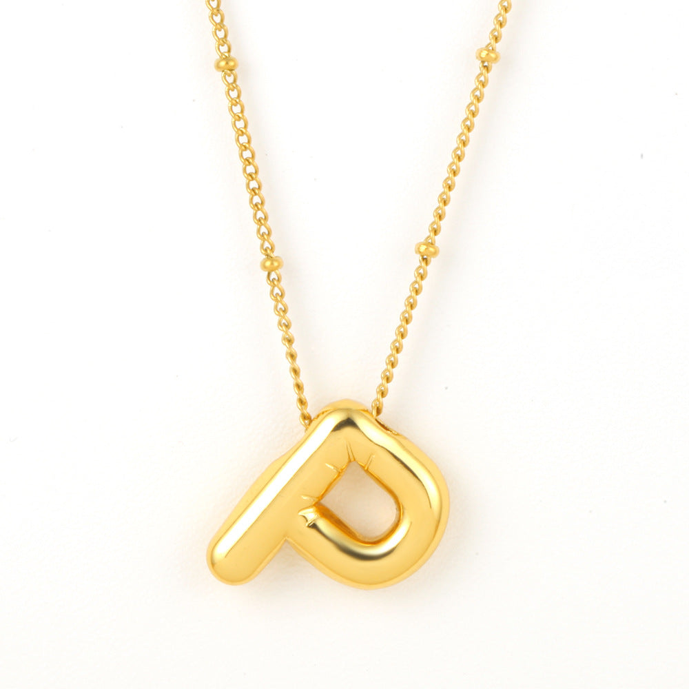 Bubble Alphabet Necklace