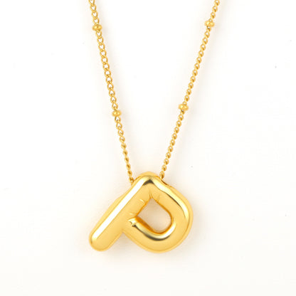 Bubble Alphabet Necklace