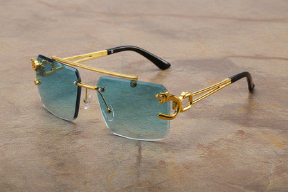 Fashion Gold Frame Sunglasses