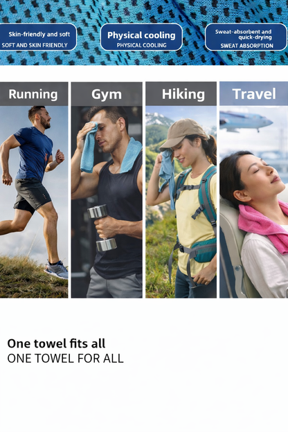 👉 EVA Cooling Sports Towel with Portable Box – Quick-Dry & Sweat Absorbent for Gym & Outdoor