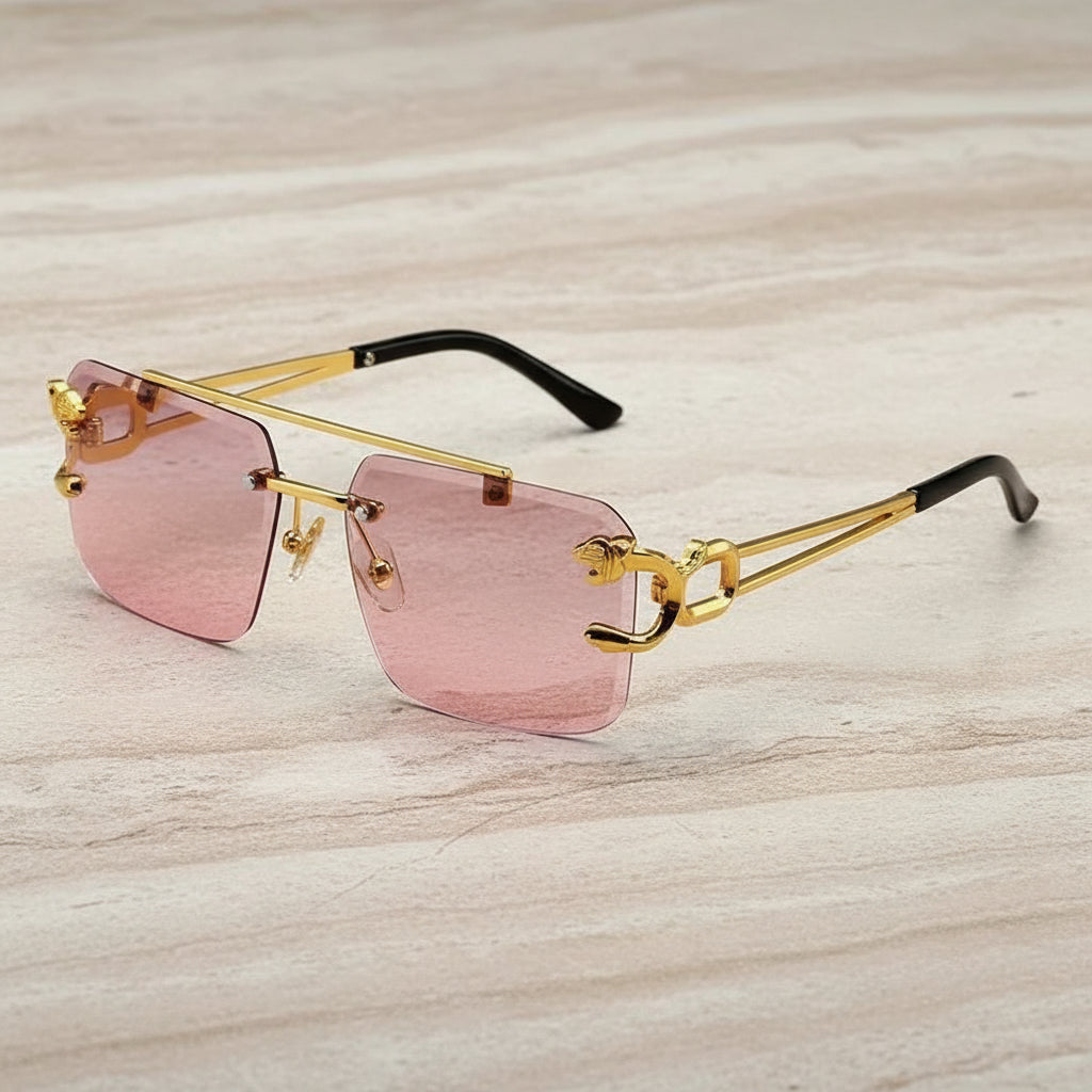 Fashion Gold Frame Sunglasses