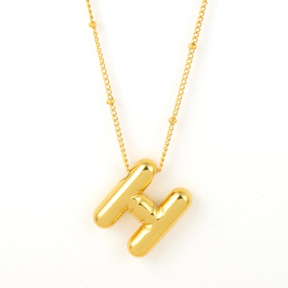 Bubble Alphabet Necklace