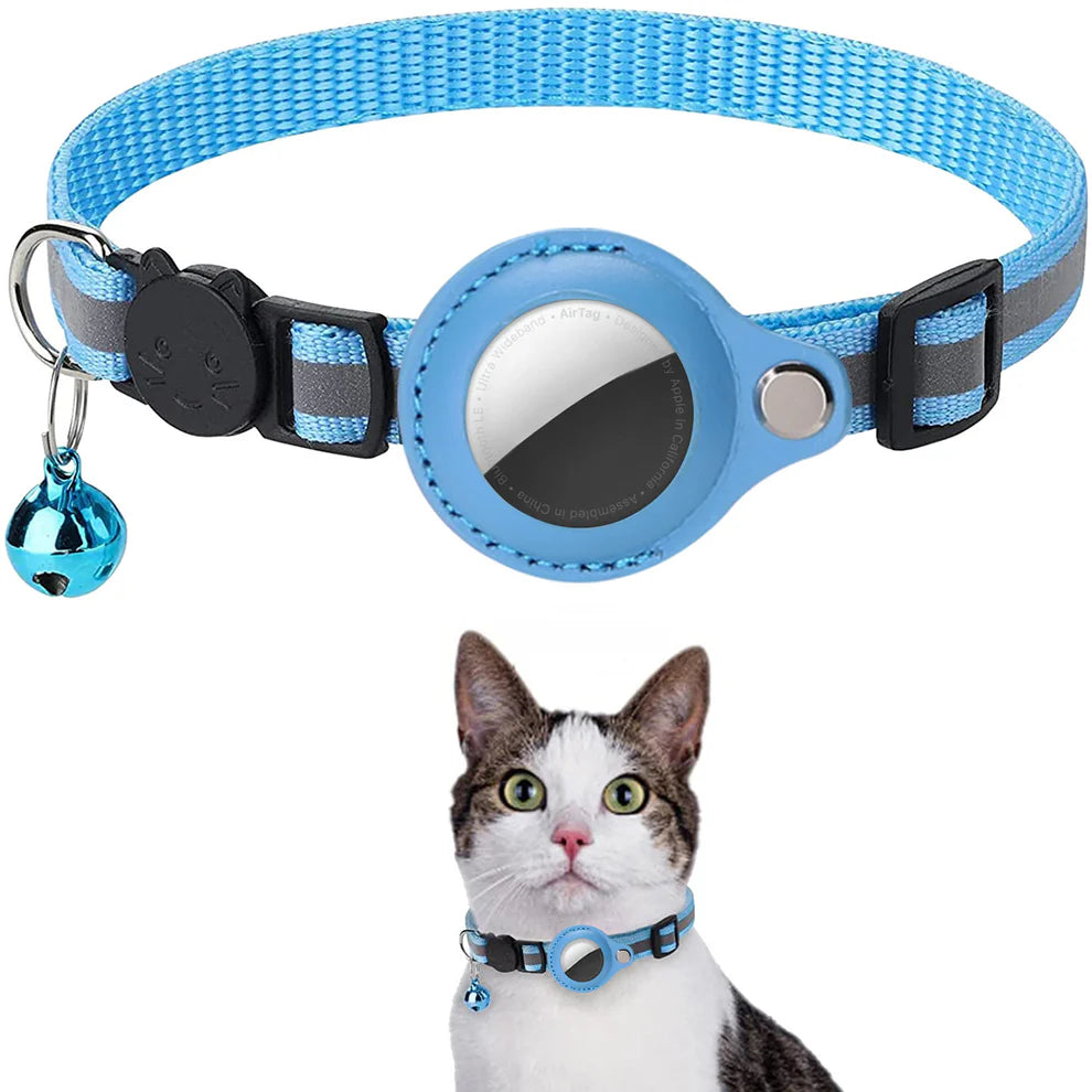 SafePaw™ Reflective AirTag Pet Collar