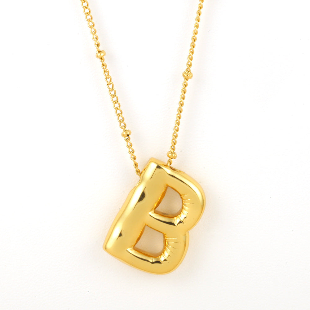 Bubble Alphabet Necklace