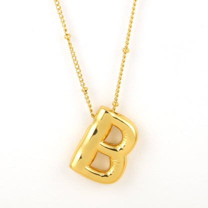 Bubble Alphabet Necklace