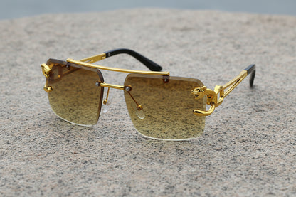 Fashion Gold Frame Sunglasses