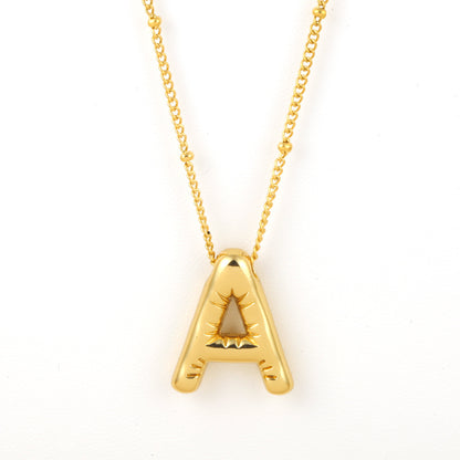 Bubble Alphabet Necklace