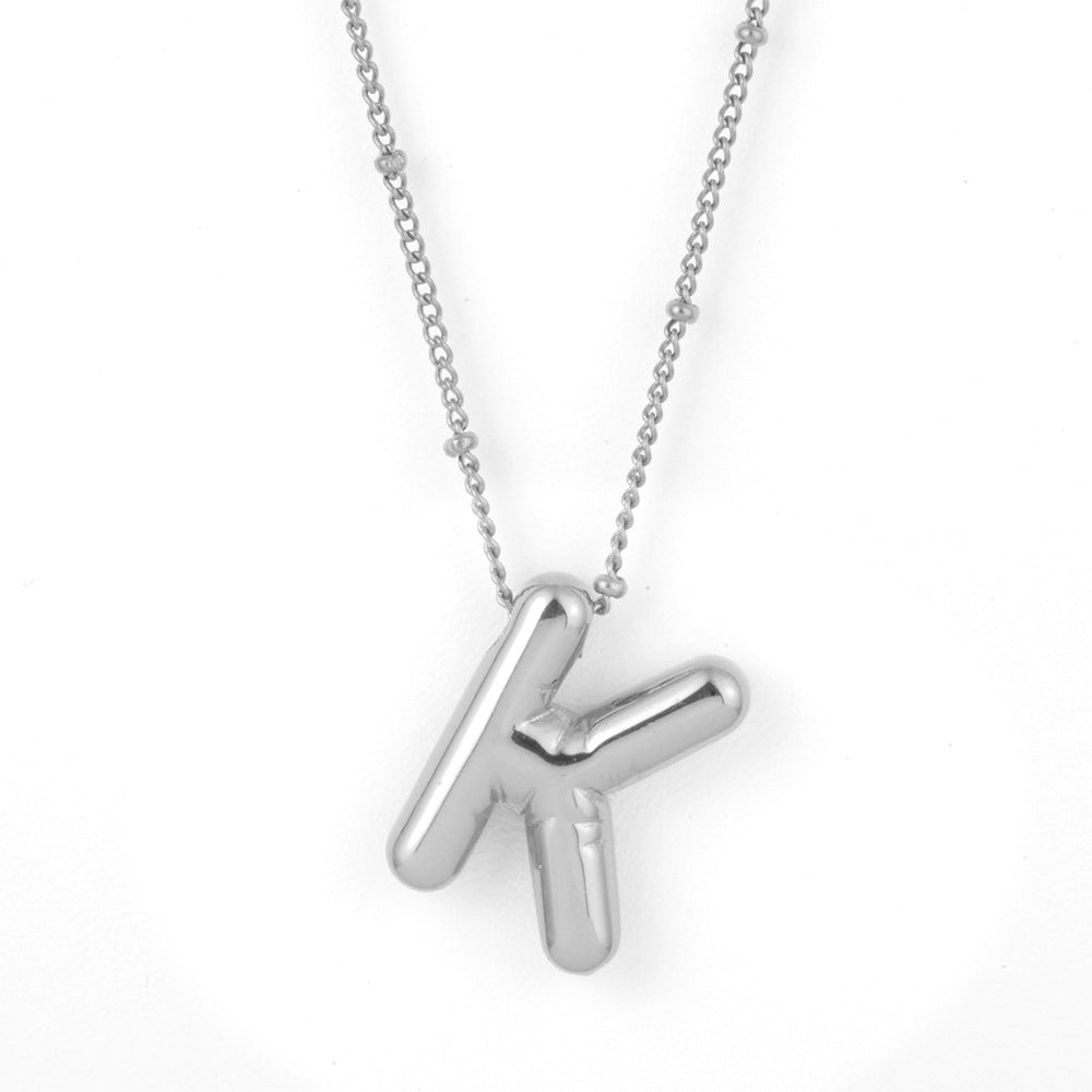 Bubble Alphabet Necklace