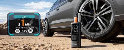 Car Tyre Inflator Wireless Digital Display